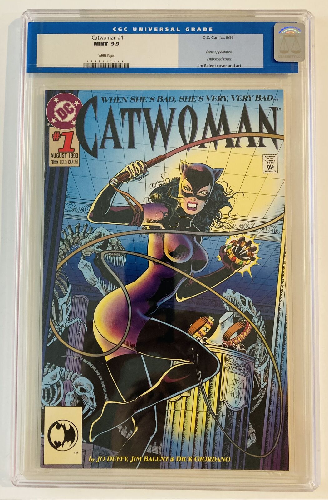 Catwoman #1 1993 MINT CGC 9.9 Jim Balent Cover Pop 4 THE BEST YOU CAN BUY Batman