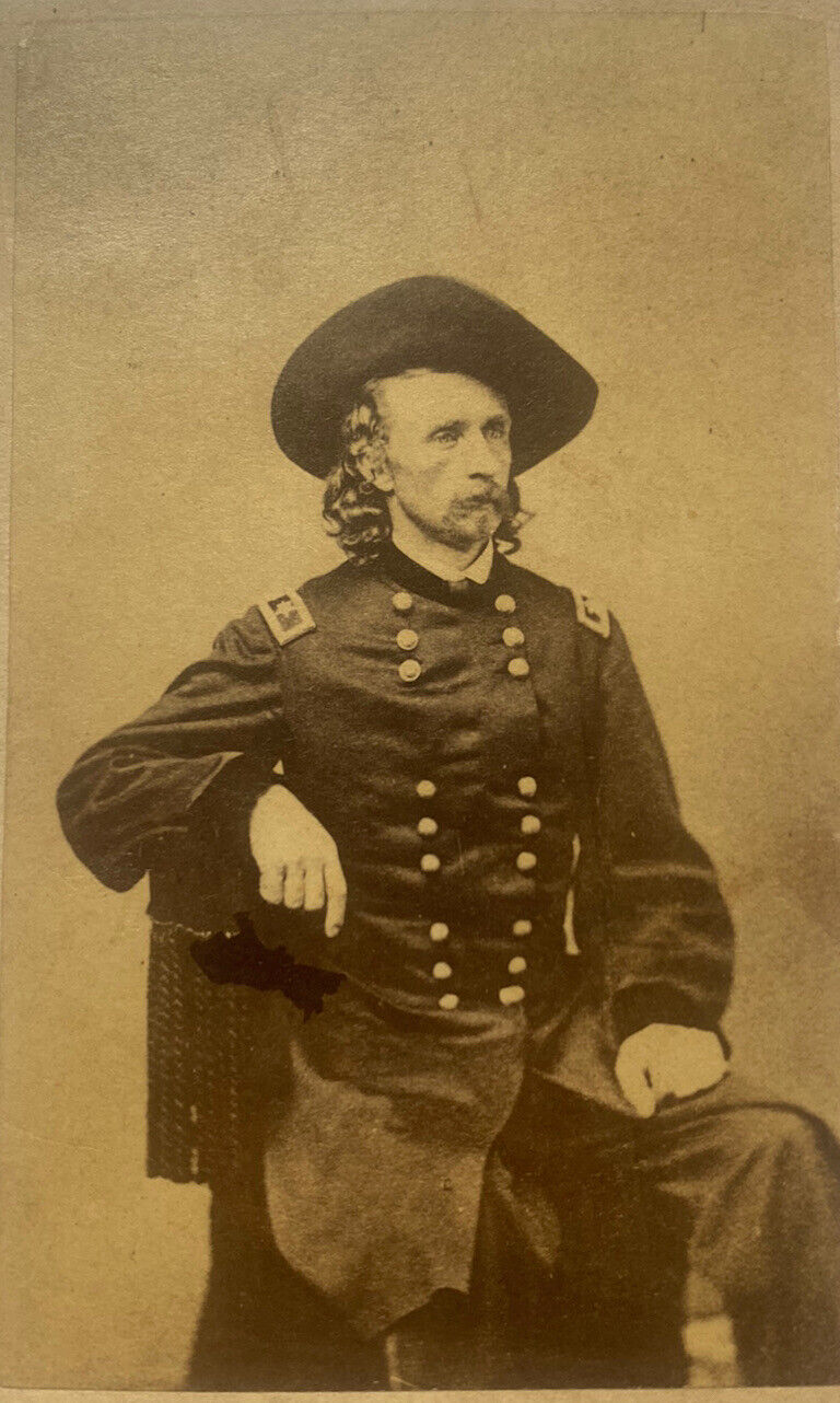 Type 1 Photo of Civil War Union General George Custer, Battle of Little Bighorn