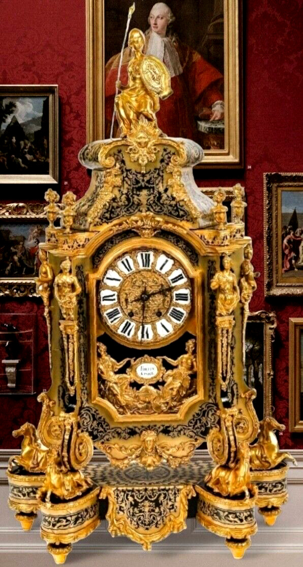 Late Louis XIV period Important Cartel French Clock A. Fortin Circa 1770