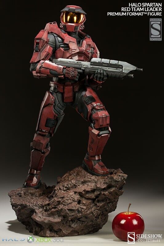 HALO SPARTAN RED TEAM LEADER Premium Format Figure Sideshow Collectibles Xbox