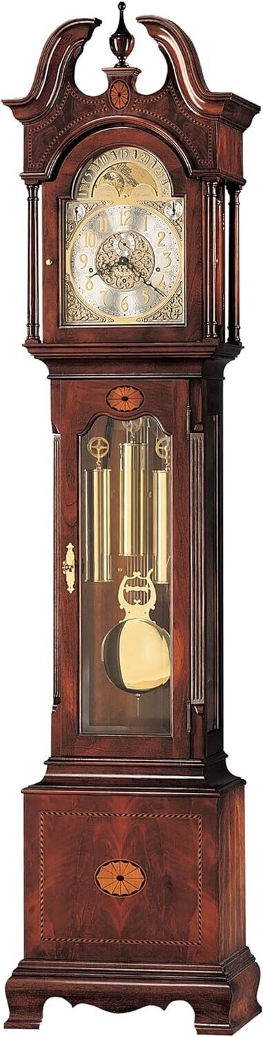 Howard Miller Taylor Floor Clock 610648 Windsor Cherry Grandfather Timepiece