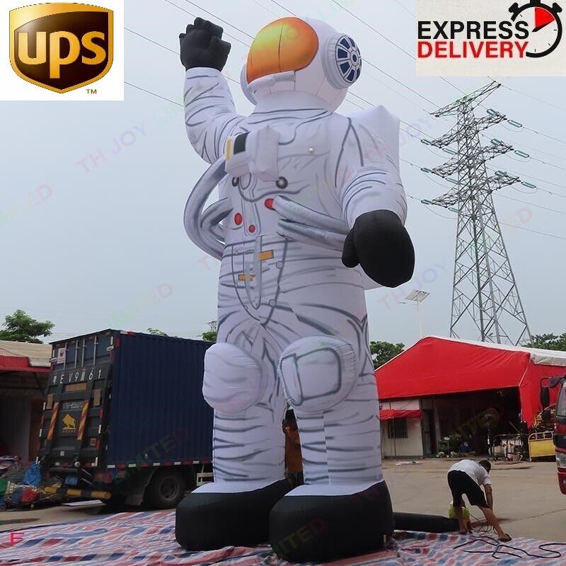 26ft Giant Inflatable Astronaut Space-themed Event Decor With Air Blower & Light