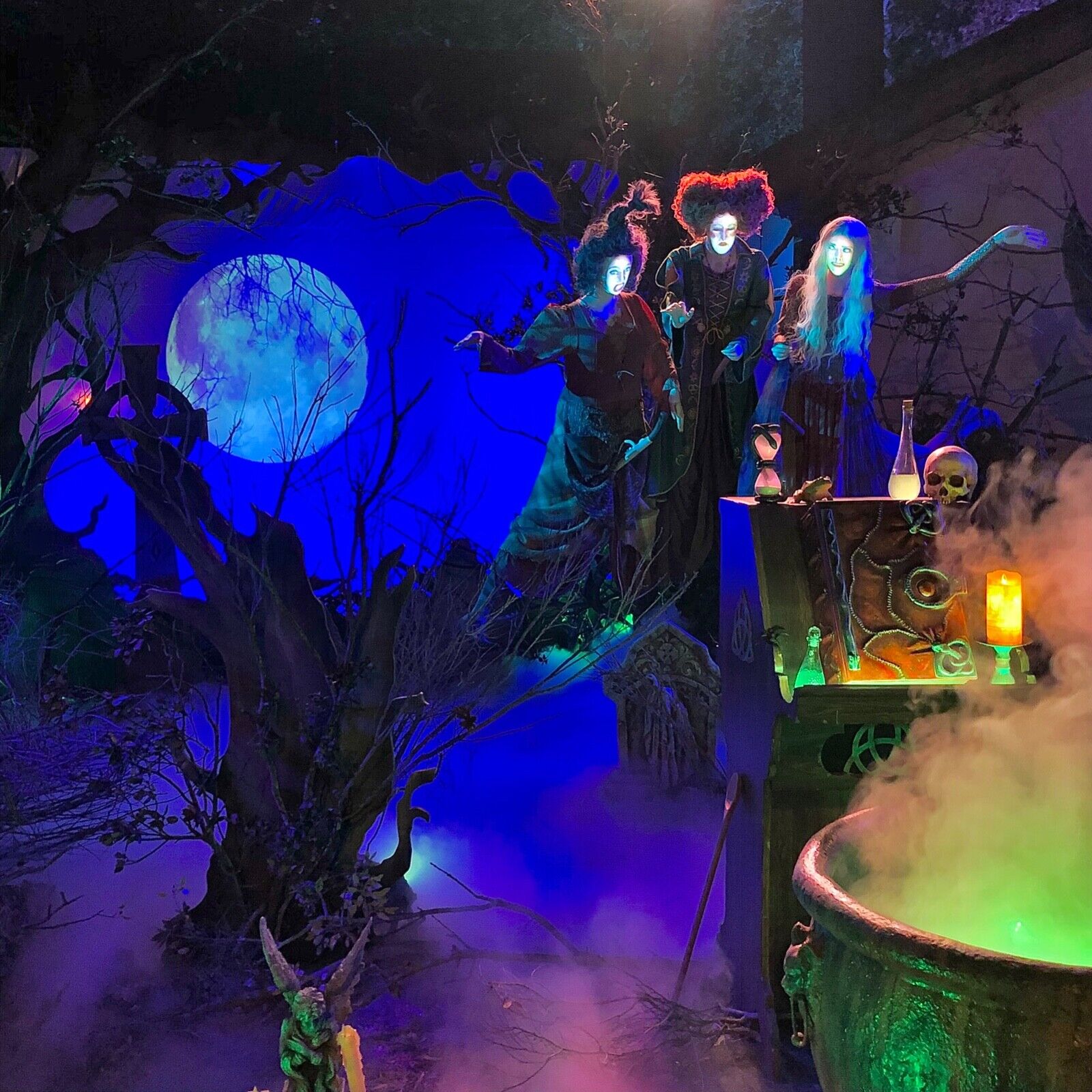  Halloween Haunt Hocus Pocus complete projection show, created by an Imagineer 