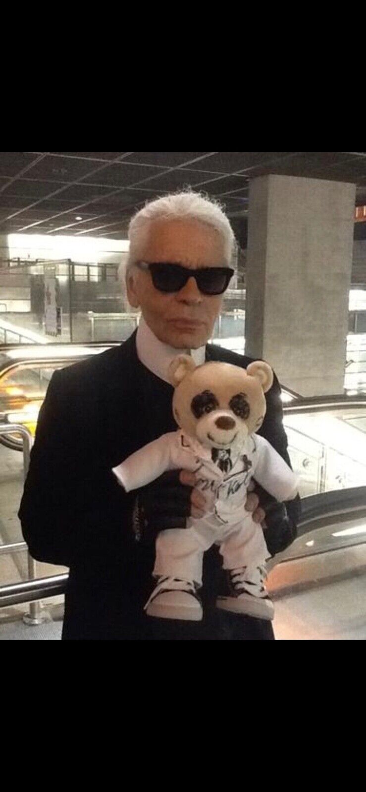 One of a kind Karl Lagerfeld designed and signed bear * museum quality*
