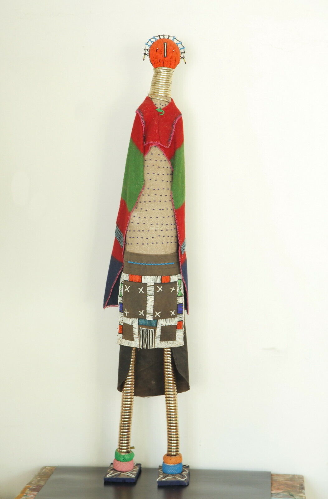 NDEBELE FERTILITY DOLL – African Tribal Rituals Fig # 1 – Height: 139cm/54.7” 