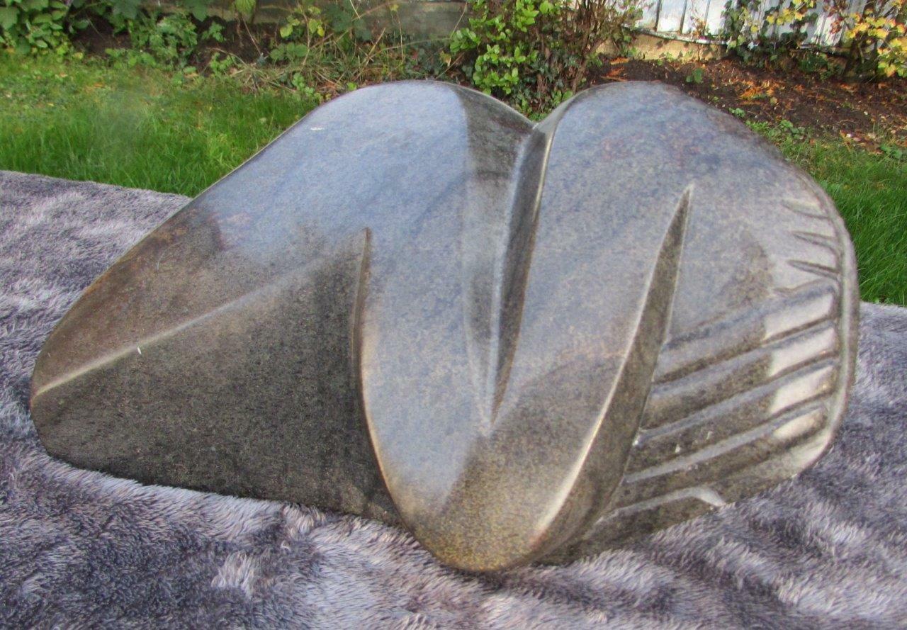 Large Zimbabwean Shona Stone Sculpture - Albert Nathan Mamvura - Abstract Figure