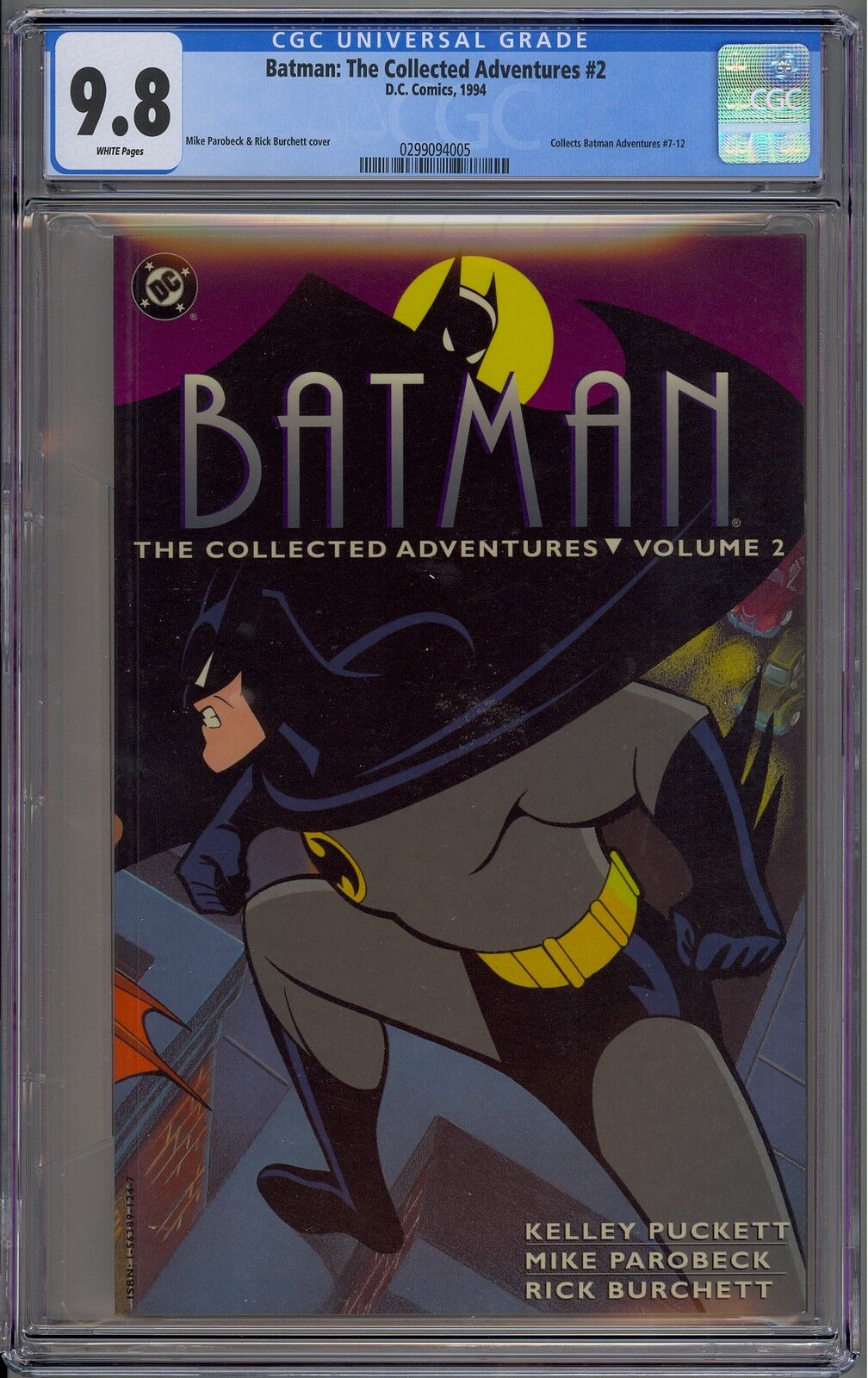 Batman Collected Adventures #2 CGC 9.8 NM/MT Wp DC 1994 Harley Quinn Unicorn