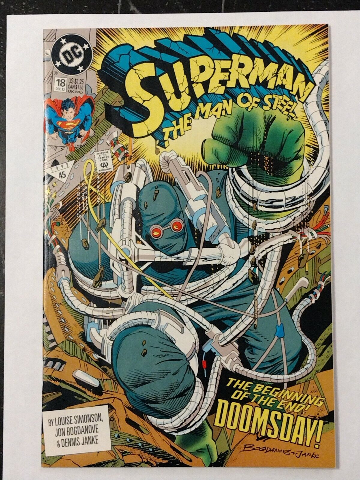 Supetman:The Man Of Steel #18 This is it. A PERFECT GEM MINT 10.0 not a 9.8 HOT