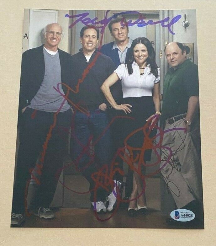 Seinfeld cast Michael Richards signed autographed 8x10 Photo Larry David COA
