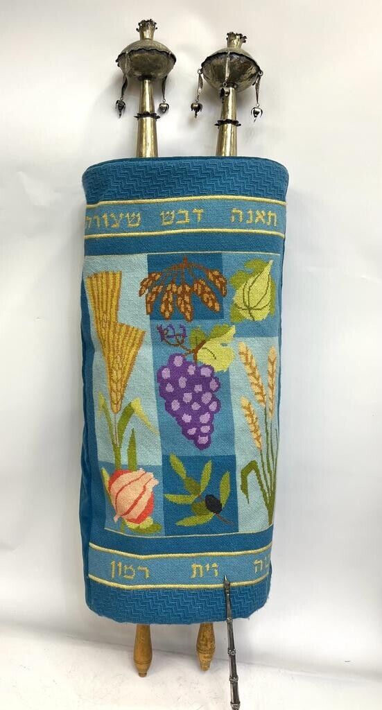 Vintage KOSHER Torah Sefer Torah scroll Ashkenazi  54 Israel Jewish Judaica gift