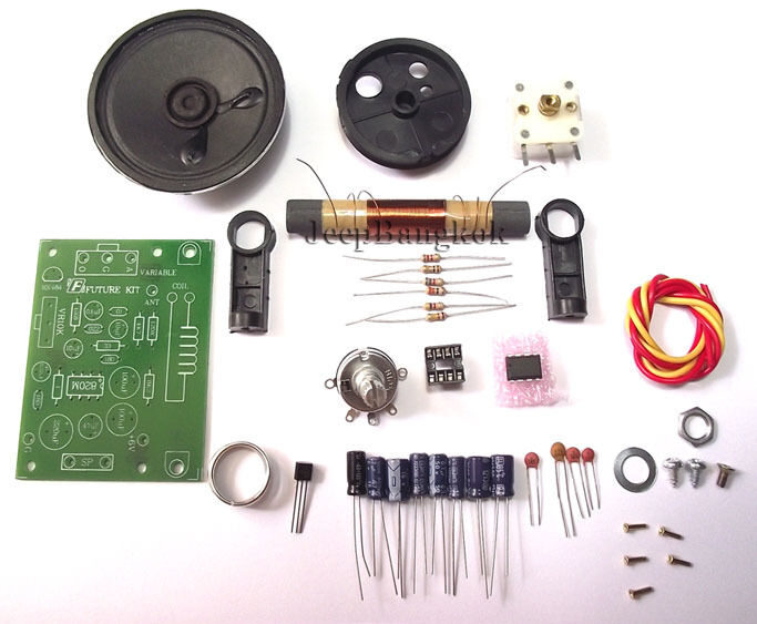 Tunable AM MW Radio Receiver KIT DIY Electronic Education Homebrew Project
