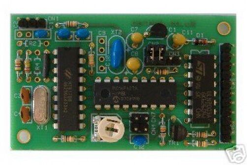 DTMF decoder kit, morse transpond, 6 outputs or serial