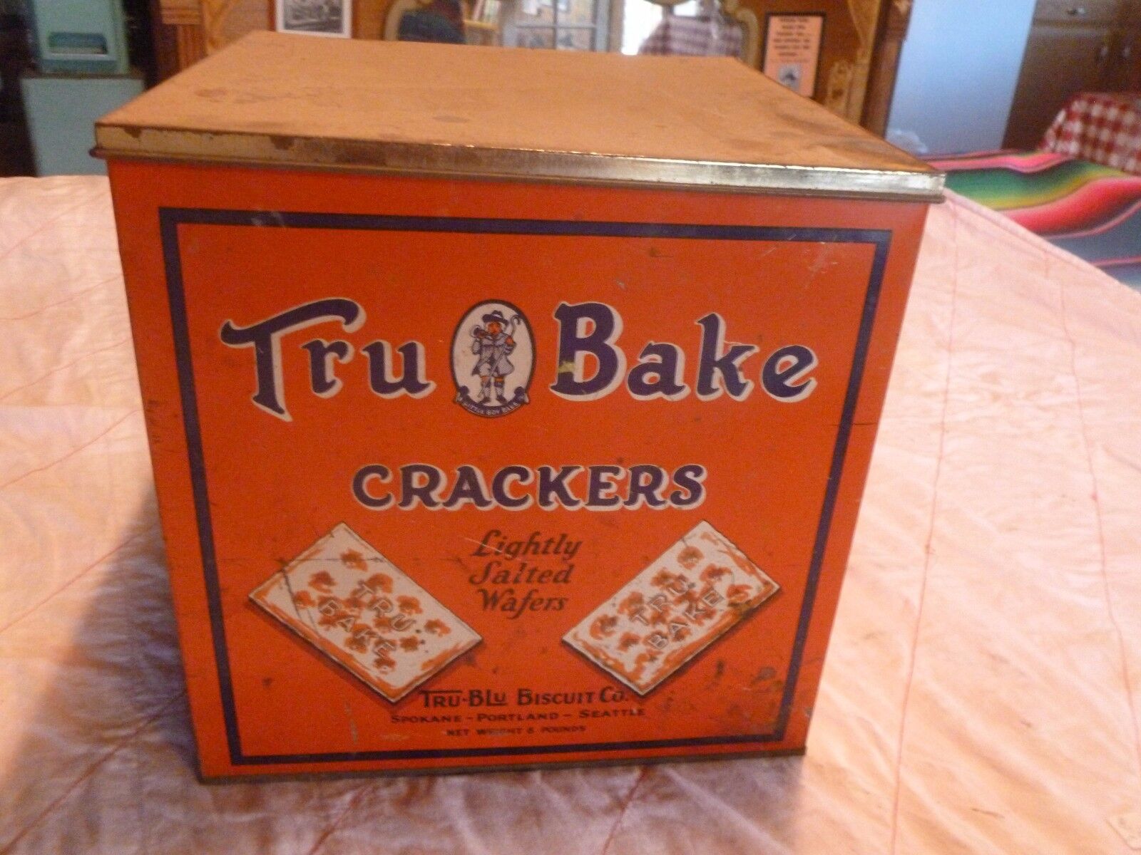 Tru Bake Cracker Tin - 1940\'s