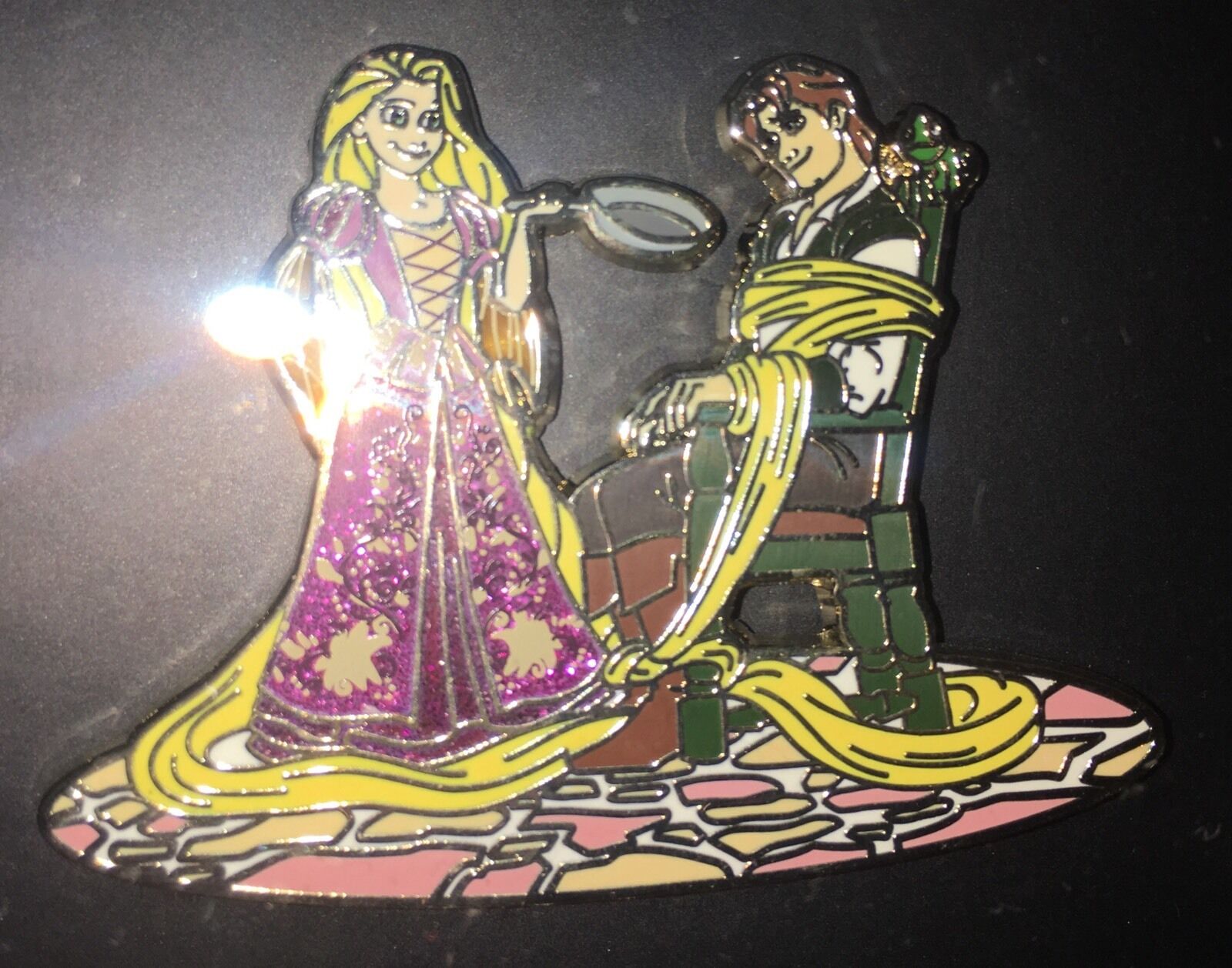 TANGLED DISNEY D23 EXPO EXCLUSIVE EVENT 2017 DESIGNER DOLL COLLECTION PIN