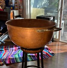 Antique Vintage Late 1800’s Copper Candy/Confectionery Making/Cook Pot, huge picture
