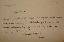 1900? Jewish Judaica Hungary Dr. Henrik Mandl Mandel Letter German picture