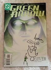 Green Arrow #7 Quiver  DC Comics OCT 2001 Signed by Ande Parks with Remark picture