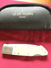Jess Horn custom knife folder picture