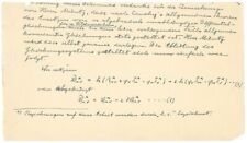 Albert Einstein Unified Theory Manuscript Autograph picture
