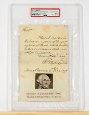 George Washington Handwritten Letter from Mount Vernon (1798)(PSA Encapsulated) picture