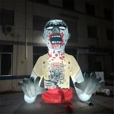 8m bloody giant Inflatable Devil Ghost Zombie outdoor Halloween LED light blower picture