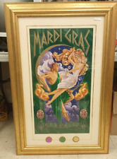 ENDYMION 1998  FRAMED MARDI-GRAS POSTER SIGNED BY ARTIST DAVID JOHNSON  RAB3080 picture