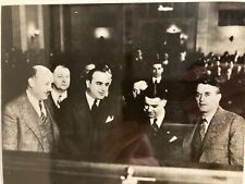 c 1931 Press Photo of Mobster Mafia Chicago Crime Boss Al Capone at Trial picture