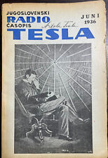 Nikola Tesla - Signed Radio Tesla Magazine, June 1936 Edition - ACE Certified picture