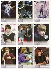 2010 JUSTIN BIEBER CARDS - COMPLETE SET OF 150 - PANINI - EARLY CAREER HIGHLIGHT picture