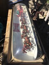 Vintage Budweiser Clydesdales Lighted Bar Sign picture