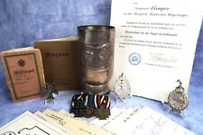 WW1 German Imperial NAMED Honor Goblet grouping fighter ace pilot badges awards picture