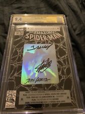 The Amazing Spider-Man #365  Signed By Stan Lee Mark Bagley And John Romita picture