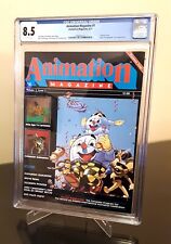 Animation Magazine #1 CGC 8.5 - 1987 The Simpsons Cover Appearance picture