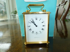 Vintage Tiffany & Co. Clock 15 Jewels Mechanical Wind Up  Swiss Carriage Clock picture