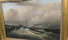 Captain Cleland's 1841 Liverpool cabin painting CUNARD BRITANNIA Fitz Henry Lane picture