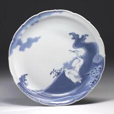 Opened In The Early Edo Period 1680 1690 Old Imari Dyed Waves With Heron Pattern picture
