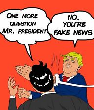 Donald Trump No More Fake News Exclusive Art picture