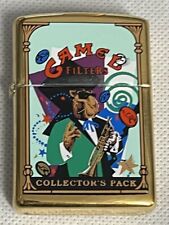 ZIPPO 1998 CAMEL JOE MARDI GRAS COLLECTOR'S PACK BRASS LIGHTER SEALED N BOX C080 picture