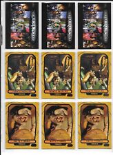 2013 Topps Star Wars Galactic Files Gold Parallel Set 350 - All cards are #10 picture