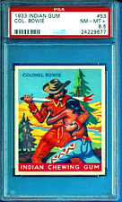 1933 R73 Indian Gum #53 Colonel James Bowie (96) Psa 8.5 (Pop 1 Highest) picture