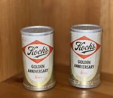 Kochs Golden Anniversary Beer Vintage Salt And Pepper Shakers Collectors Item picture