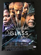 GLASS BRUCE WILLIS SIGNED 12X18  PHOTO AUTHENTIC AUTO JAMES MCAVOY +3 BECKETT picture