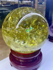 55.1LB Unique Natural Citrine Quartz Handmade Crystal Sphere Healing.SF0302 picture