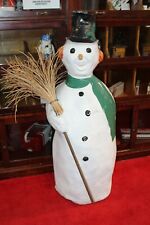 1930-40s Vintage Snowman Window Store display Character Statue Christmas Decor picture