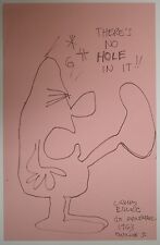 Original Odds Bodkins Dan O'Neill Drawing by LENNY BRUCE, signed, 1963 picture
