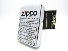 Zippo Manufactured Month Engraved Bottom Code 1998 Unfired Rare picture