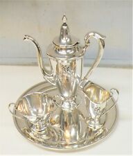 1917 West Point US Military Academy B.B.B. Sterling Silver Coffee / Tea Set picture