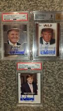 The Best 3 Donald Trump auto cards 2011 Leaf Metal RC 2012 Pop Century BGS PSA 9 picture
