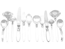 Danish Sterling Silver Canteen of Cutlery for Six Persons by Georg Jensen picture