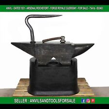 ANVIL - DATED 1831 - ARSENAL ROCHEFORT - FORGE ROYALE GUERIGNY - 754 lb - ID2463 picture